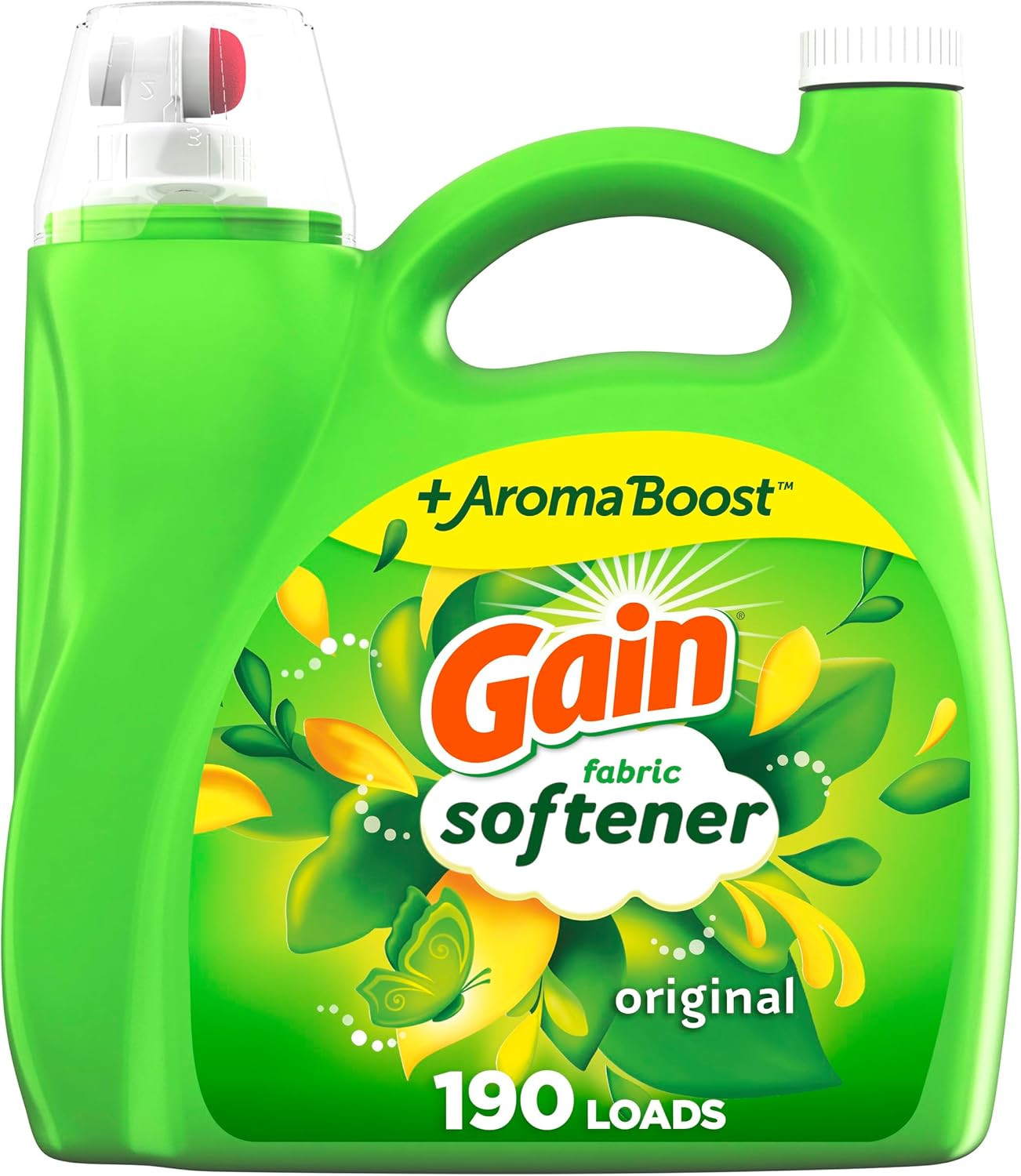Gain Fabric Softener, Original Scent, 140 fl oz, 190 140 Fl Oz (Pack of 1)