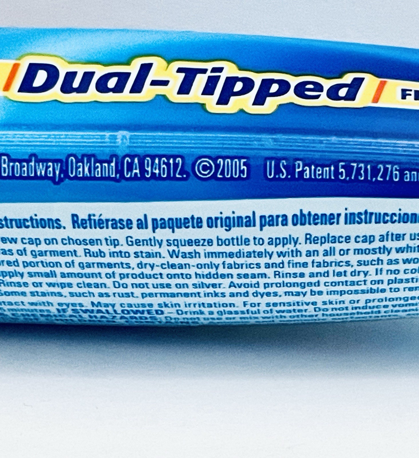 CLOROX BLEACH PEN GEL DUAL-TIPPED BROAD SCRUBBER FINE POINT 2 OZ DISCONTINUED