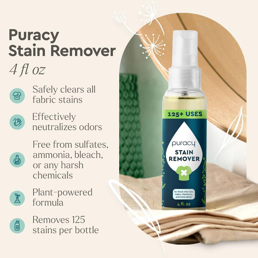 Spray quitamanchas natural viaje y lavanderia ropa ninos bebes aceite tela 4oz