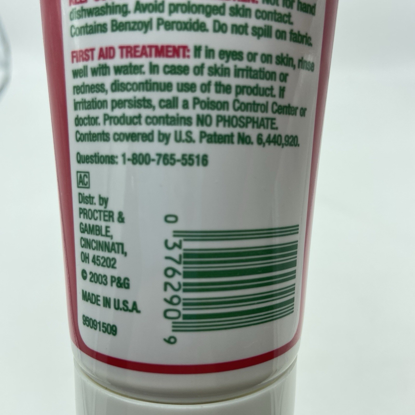 Cascade Plastic Booster Plastic Cleaning Dishwasher Additive 2003 DISCONTINUED