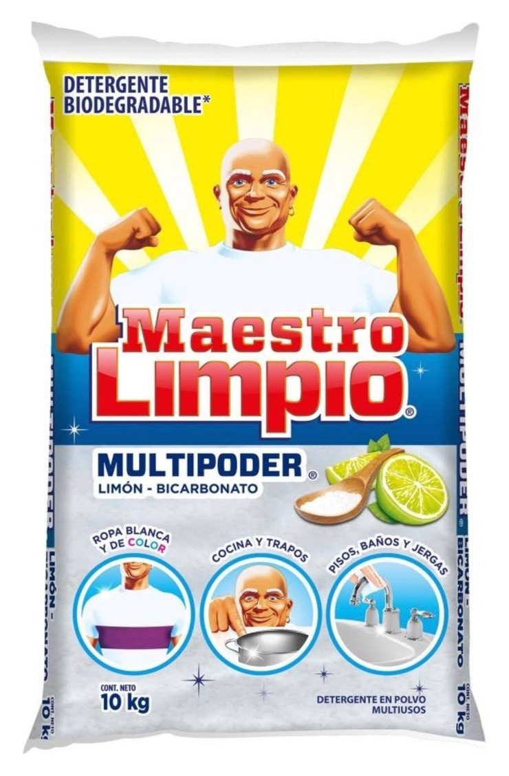 MAESTRO LIMPIO DETERGENTE EN POLVO PARA LAVAR 10 KG