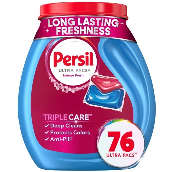 Persil Ultra Pacs Deep Clean Laundry Detergent Intense Fresh 76 Count