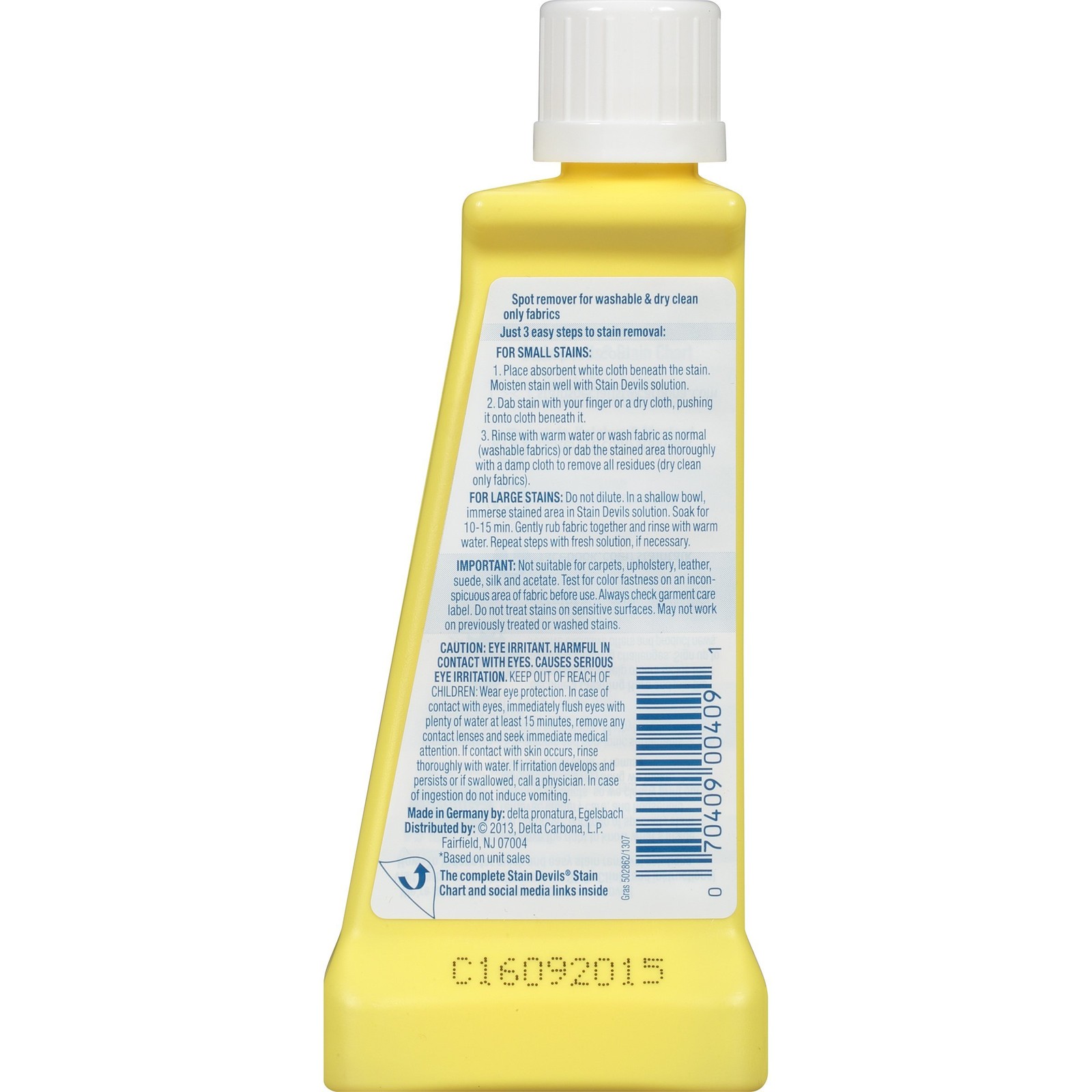 1.7 Fl Oz (Pack of 1), Carbona Stain Devils #6 – Makeup, Dirt, & Grass fl oz