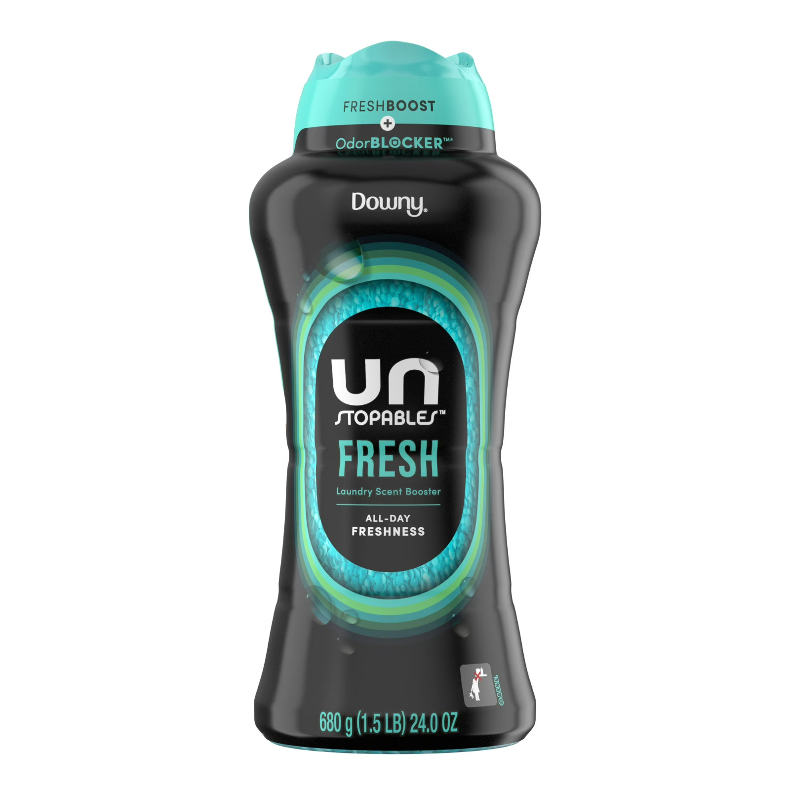 Downy Unstopables In-Wash Scent Booster Beads Fresh 24 oz Odor Eliminator