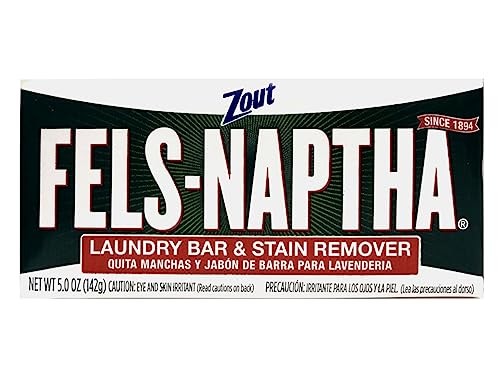 NAPTHA HEAVY DUTY LAUNDRY BAR SOAP 5 OUNCES – FELS NAPTHA ZOUT FELS