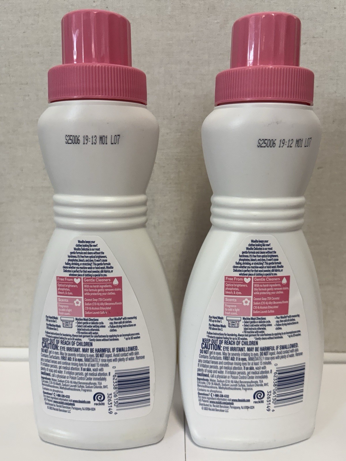 (2-Pk) Woolite DELICATES Hypoallergenic Sensitive Skin Gentle Laundry Detergent