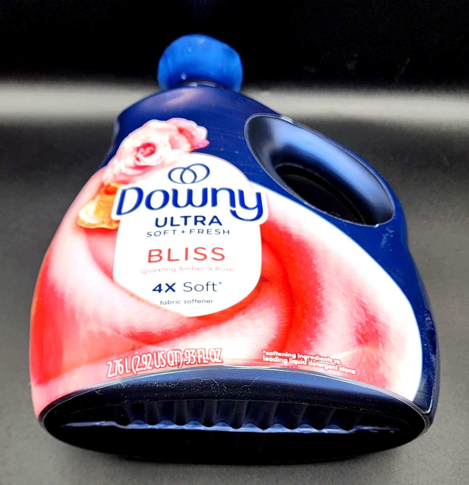 1 Downy ULTRA BLISS Sparking Amber & Rose Fabric Conditioner Softener BIG 93 oz