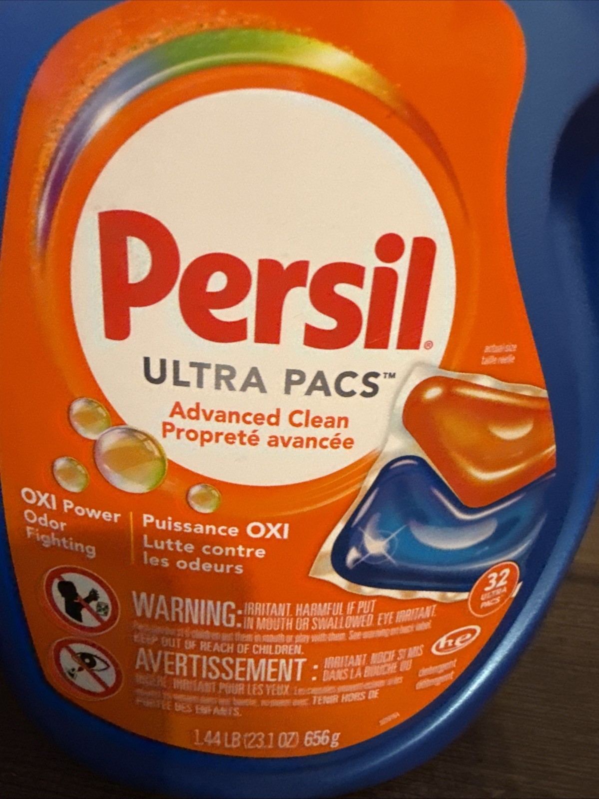 2-PERSIL 32 ULTRA PACS EACH-OXI POWER ODOR FIGHTING. BOTH NEW