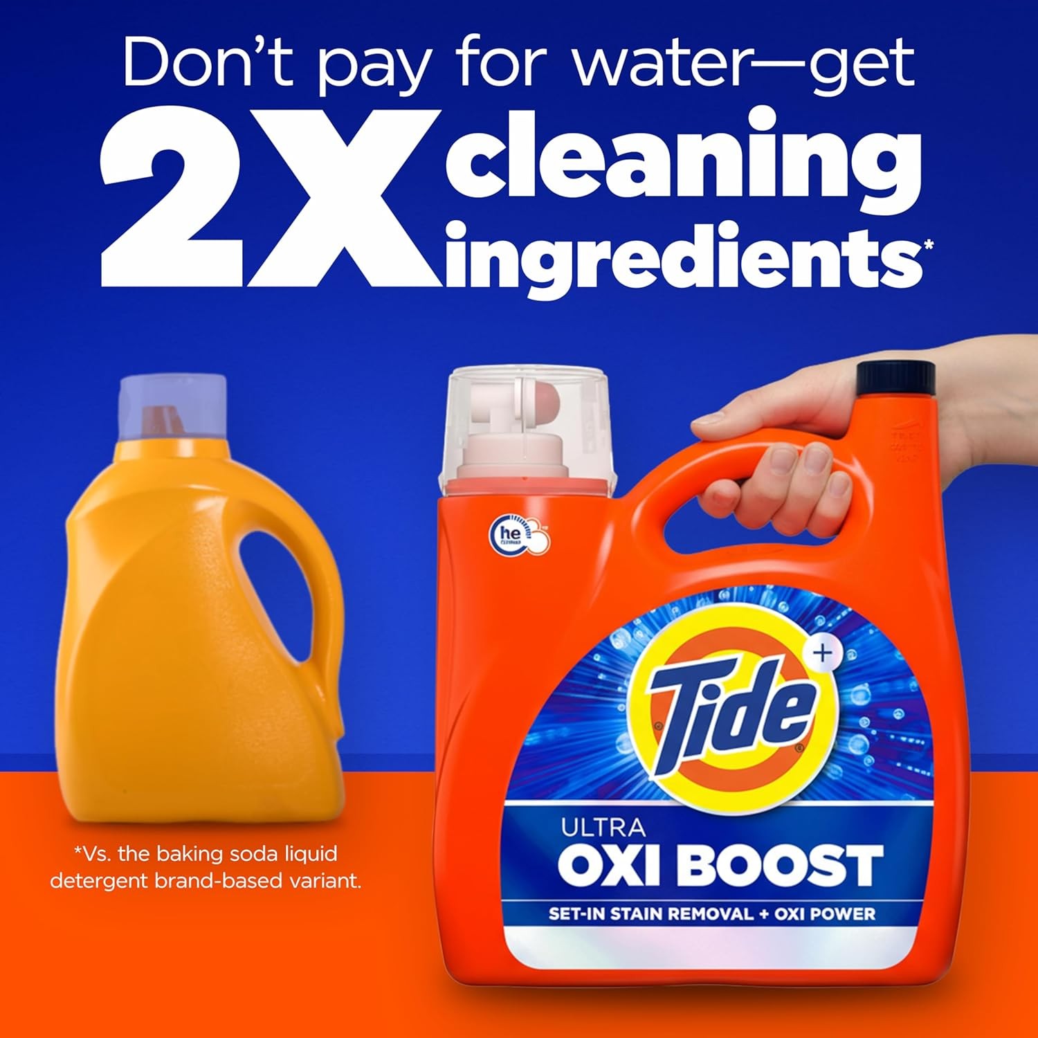 Tide Ultra Oxi Boost Liquid Laundry Detergent 148 fl oz 105 Loads