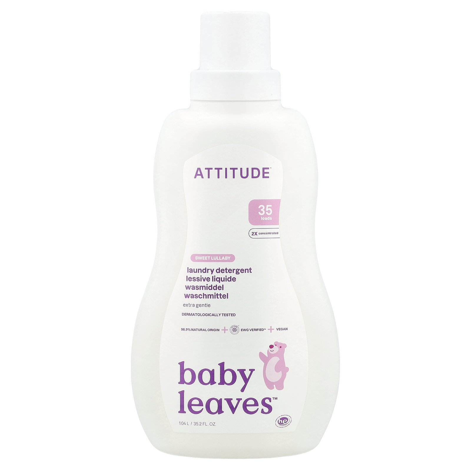 Baby Leaves™, Laundry Detergent, Sweet Lullaby, 35.2 fl oz (1.04 l)