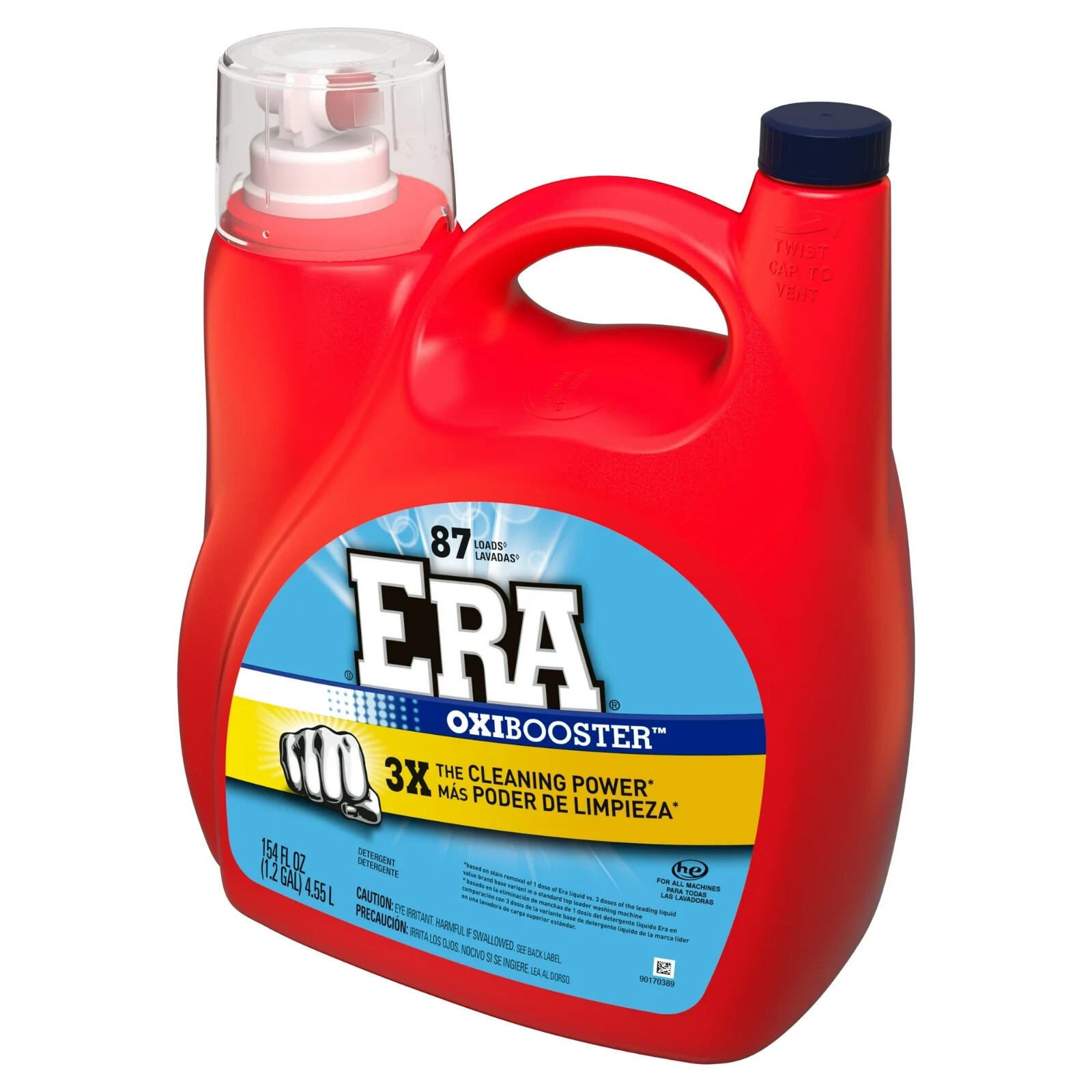 Era Oxibooster Laundry Detergent 154oz 87 Loads Liquid Stain Fighter