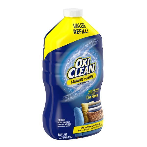 OxiClean Laundry Stain Remover Bundle 56 Fl Oz and 21.5 Oz Fast Acting Spray