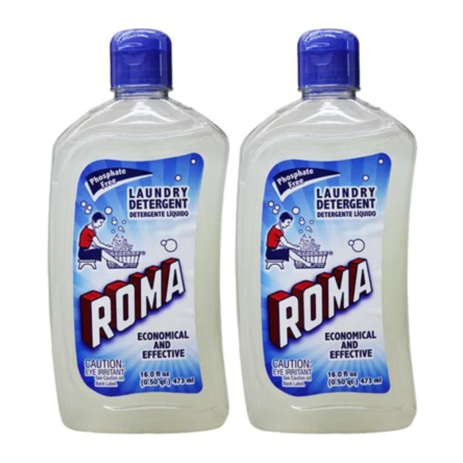 Roma Liquid Laundry Detergent, 16 fl oz (473ml) (Pack of 2)
