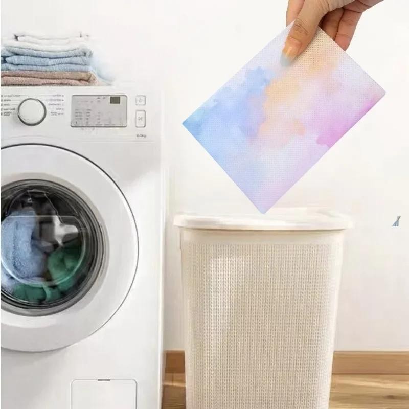 Laundry Color Catcher Sheets Anti Stain Washing Machine Dye Absorbing Cloth