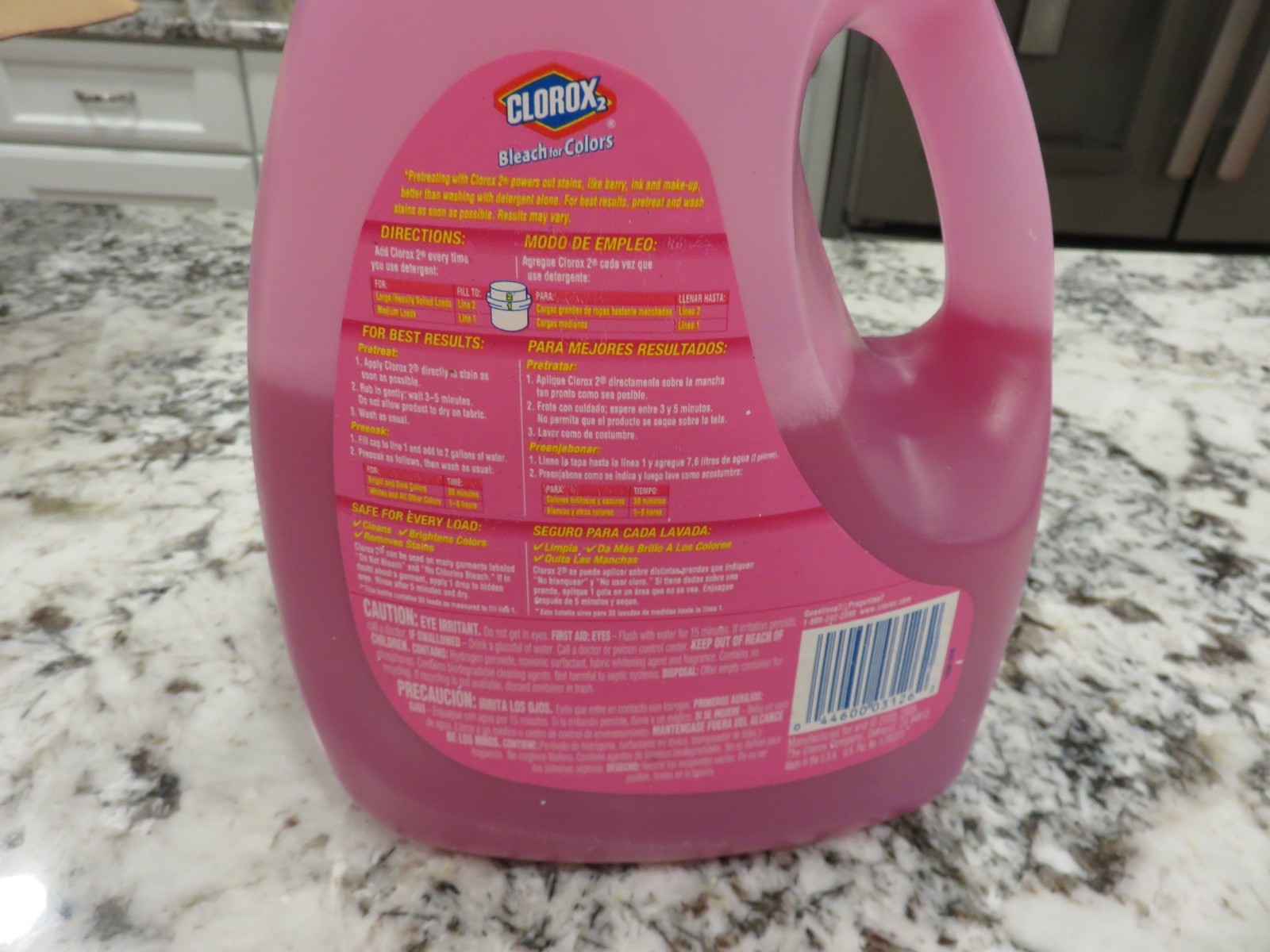 Clorox2 Bleach For Colors Laundry Fresh Meadow 90.8 oz. Discont. Over Half Full