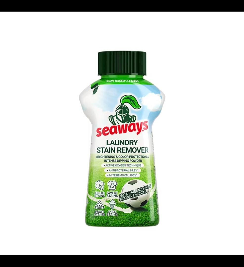 2x Seaways Laundry Stain Remover Powder 340g – Oxygen Cleaning, Color Safe, Odor
