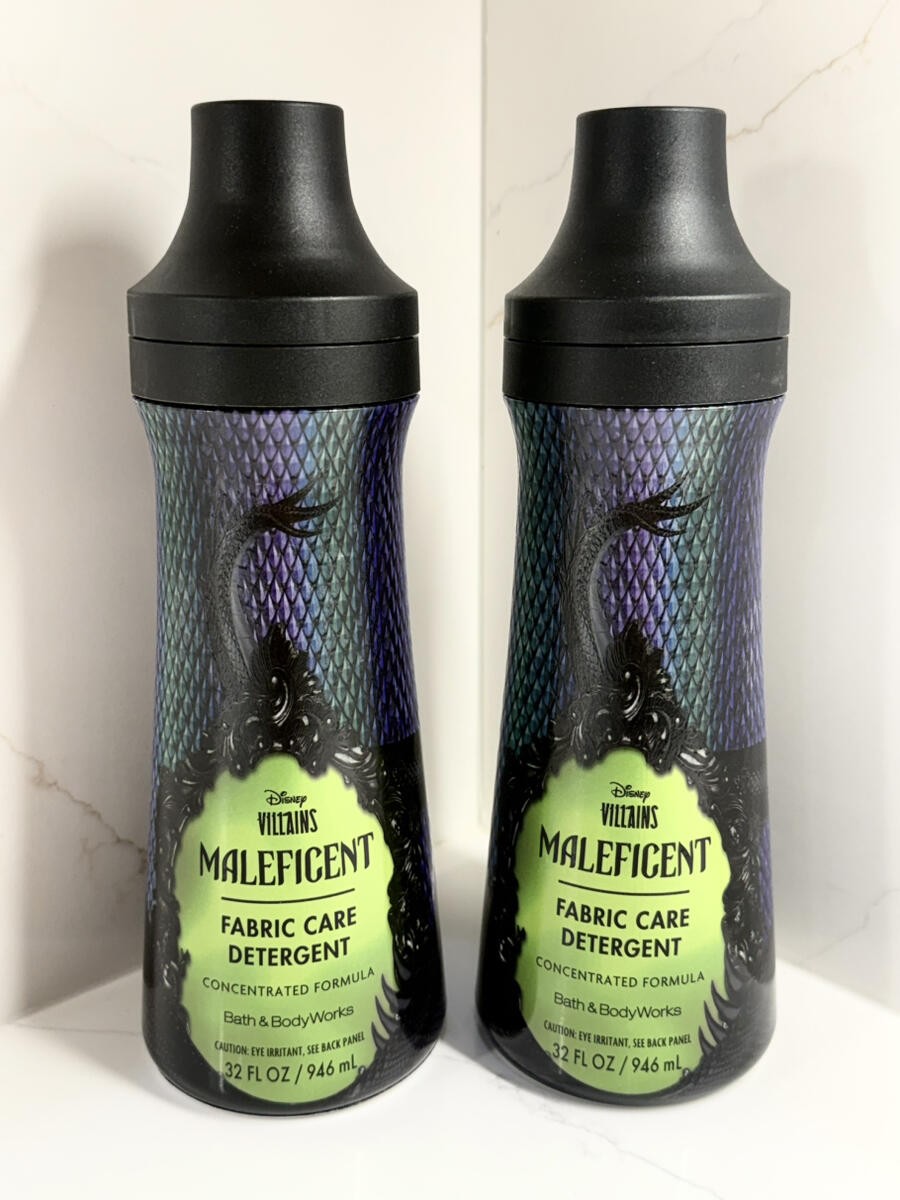 2 Bath & Body Works Disney Villians Maleficent Laundry Detergent Fabric Care 32