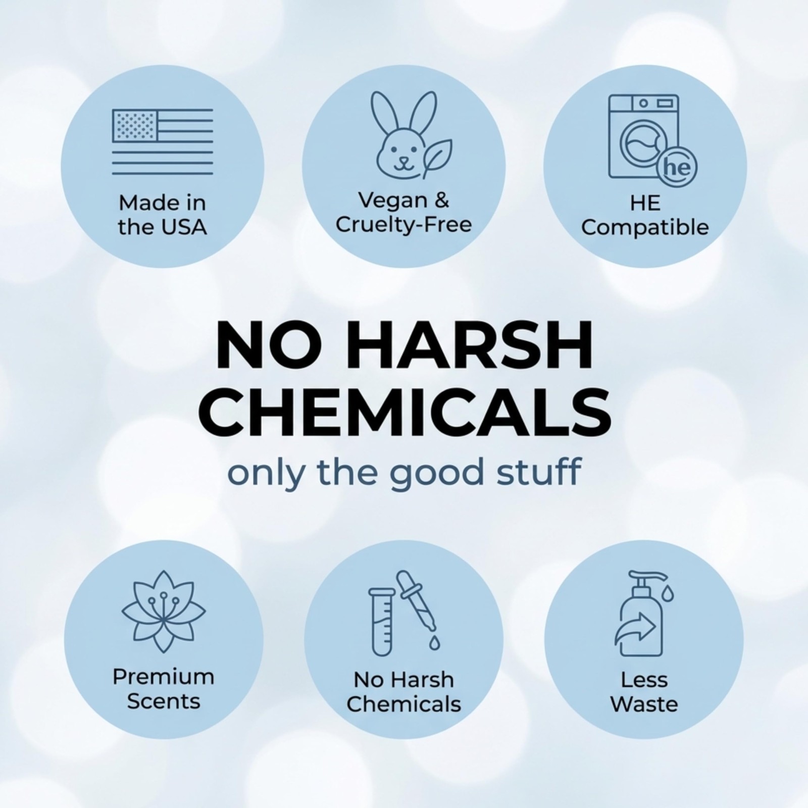 Laundry Care Bundle: Concentrated Natural Laundry Detergent + Fabric Softener…