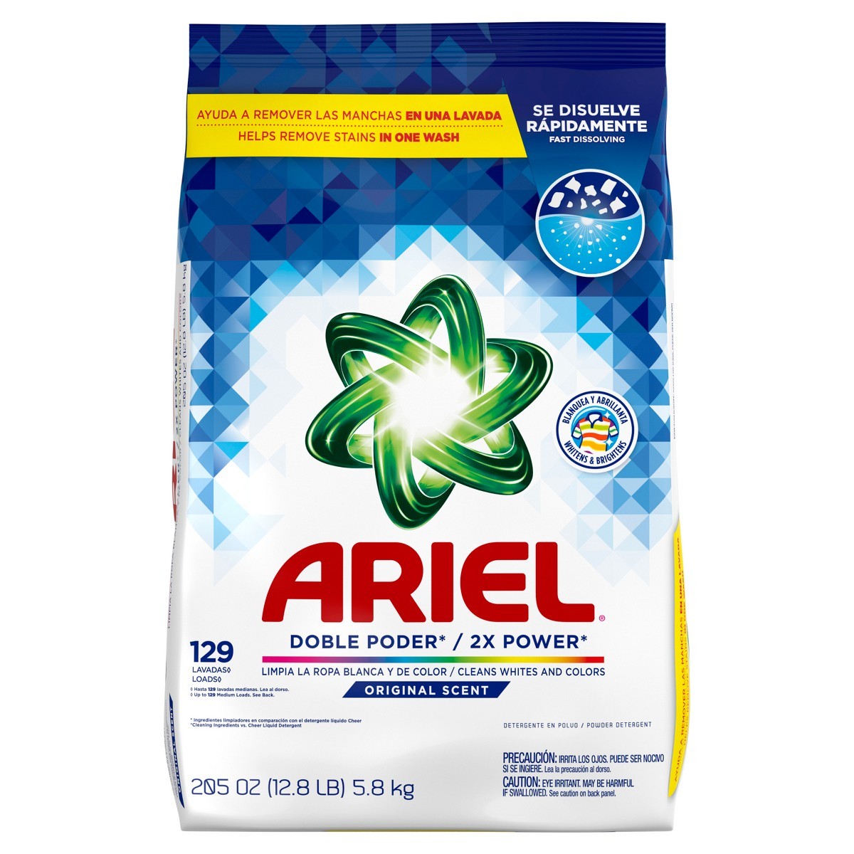 Ariel Laundry Detergent Original Laundry Detergents – 129 Loads