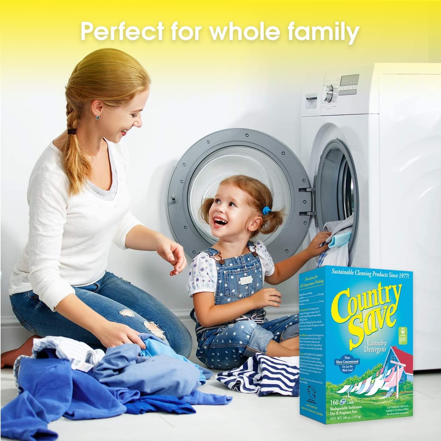 – HE Natural Laundry Detergent Clear & Free of Fillers & Chemicals Sensitive