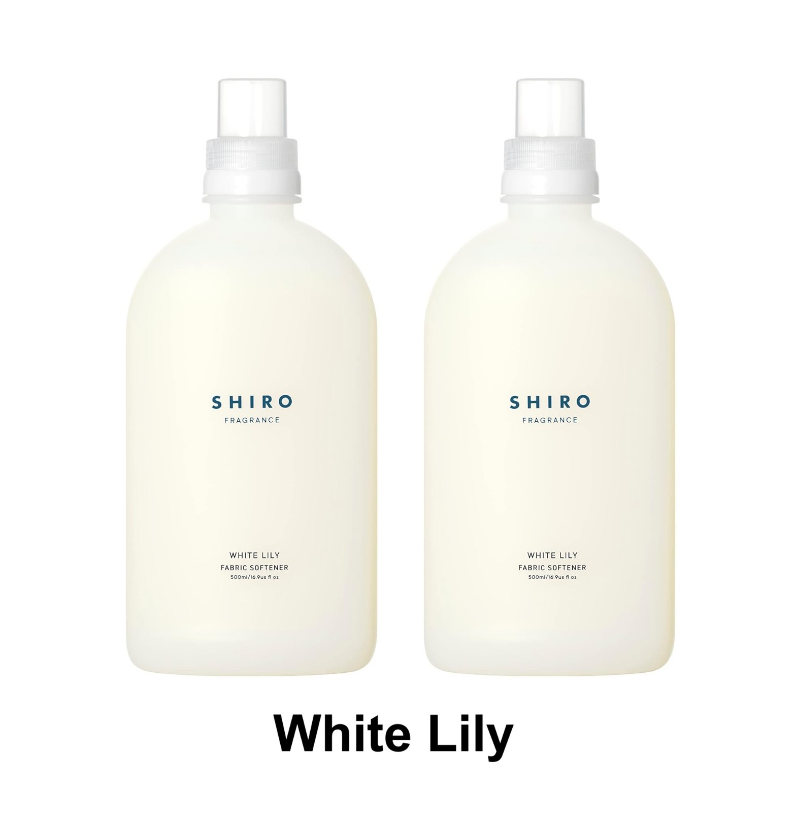 SHIRO White Lily Fabric Softener 500mL x2 Fabric Conditioner Made in Japan