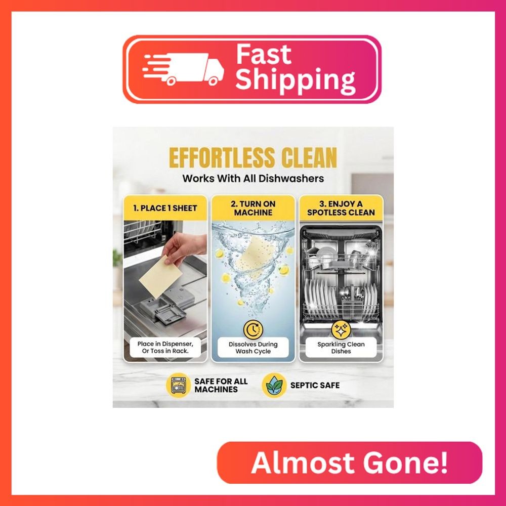 Lucent Globe Dishwasher Dishwashing Detergent Sheets, Dish Soap & Dishwashing Ta