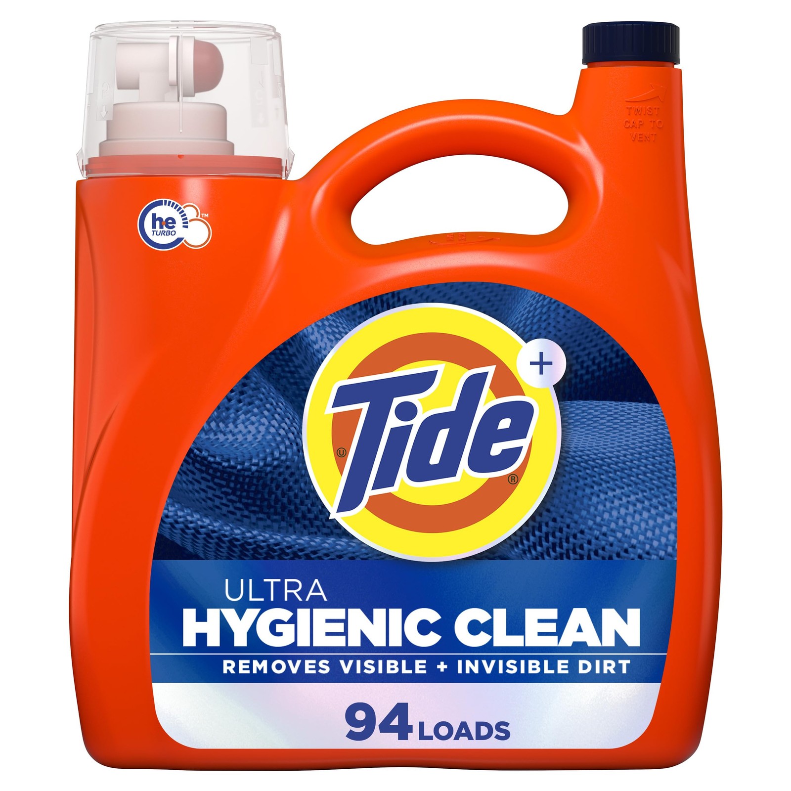 Tide Ultra Hygienic Clean Liquid Laundry Detergent, 132 Fl Oz (Pack of 1)