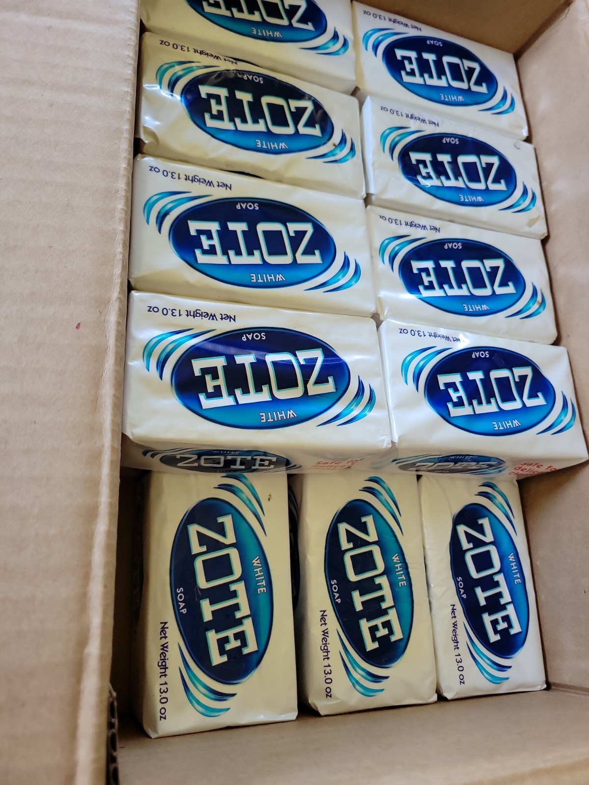 19 Bars Zote White Laundry Bar Soap 13 oz Detergent Stain Remover