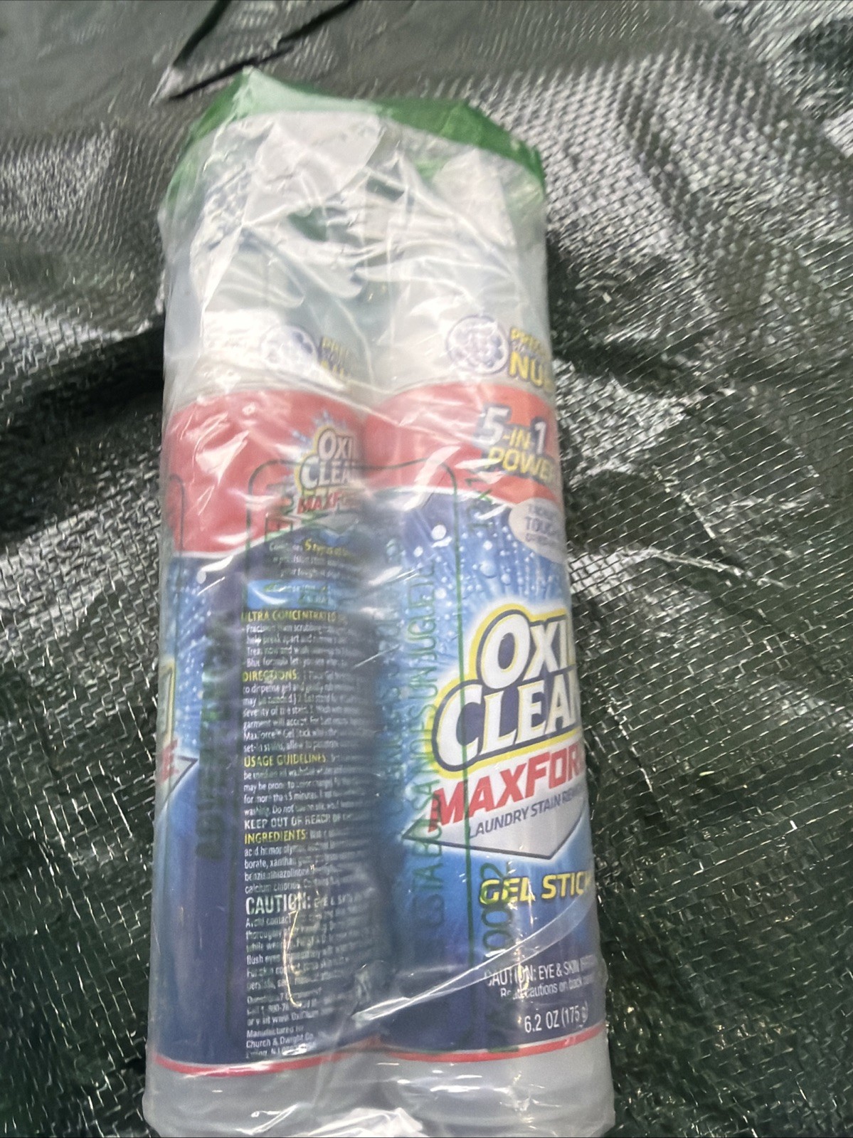 OxiClean Max Force Gel Stick – 6.2oz 2pk