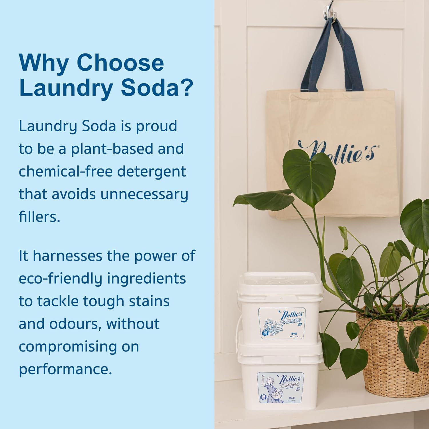 Nellie’S Laundry Soda – Concentrated Powder Detergent – 500 Load