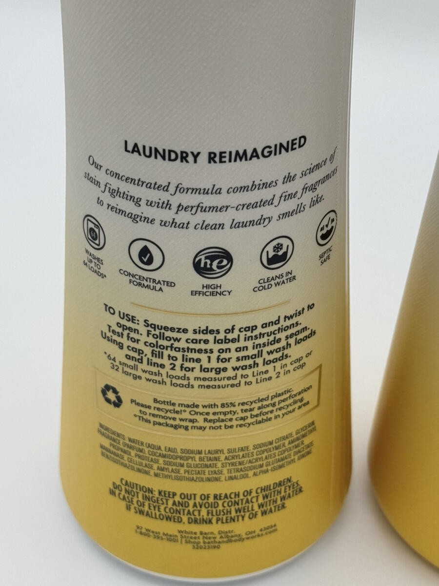 2 White Barn Bath & Body Works French Mimosa Laundry Detergent Fabric Care 32 oz