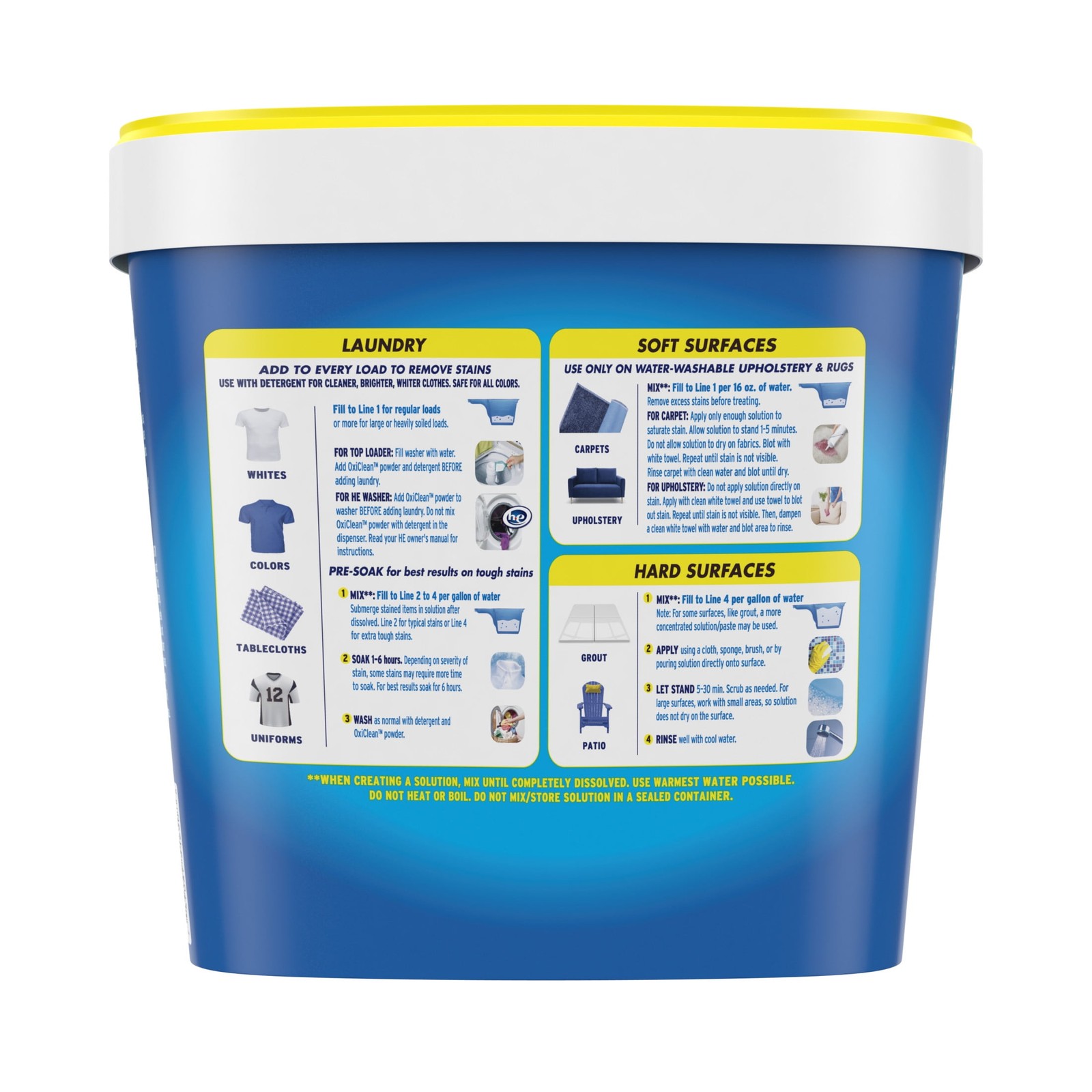 Versatile Home and Laundry Stain Remover Powder, 5 lb