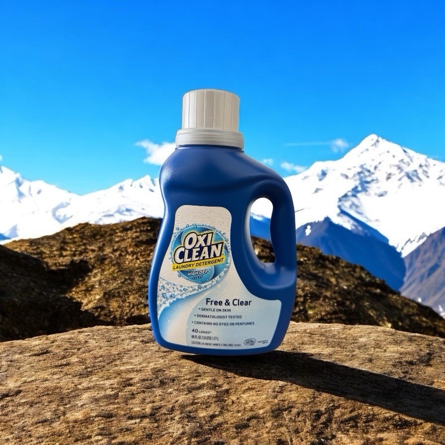 Oxiclean Liquid Laundry Detergent HIGH DEF CLEAN, Free & Clear 60 Oz SHIPS FREE