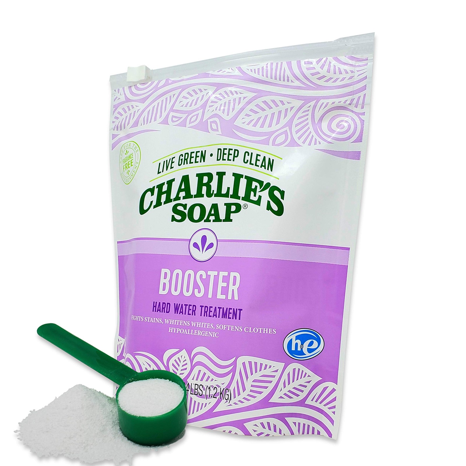Charlie’s Soap Booster & Hard Water Treatment 160 Loads (2.64 Lbs, 1 Pack) Na…