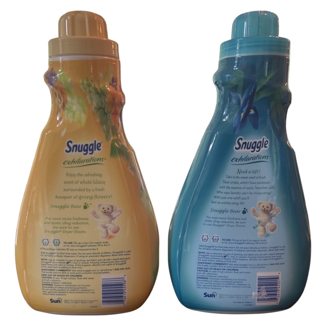 Snuggle 50 Oz Exhilarations Blue Iris Ocean Breeze White Lilac Spring Flowers