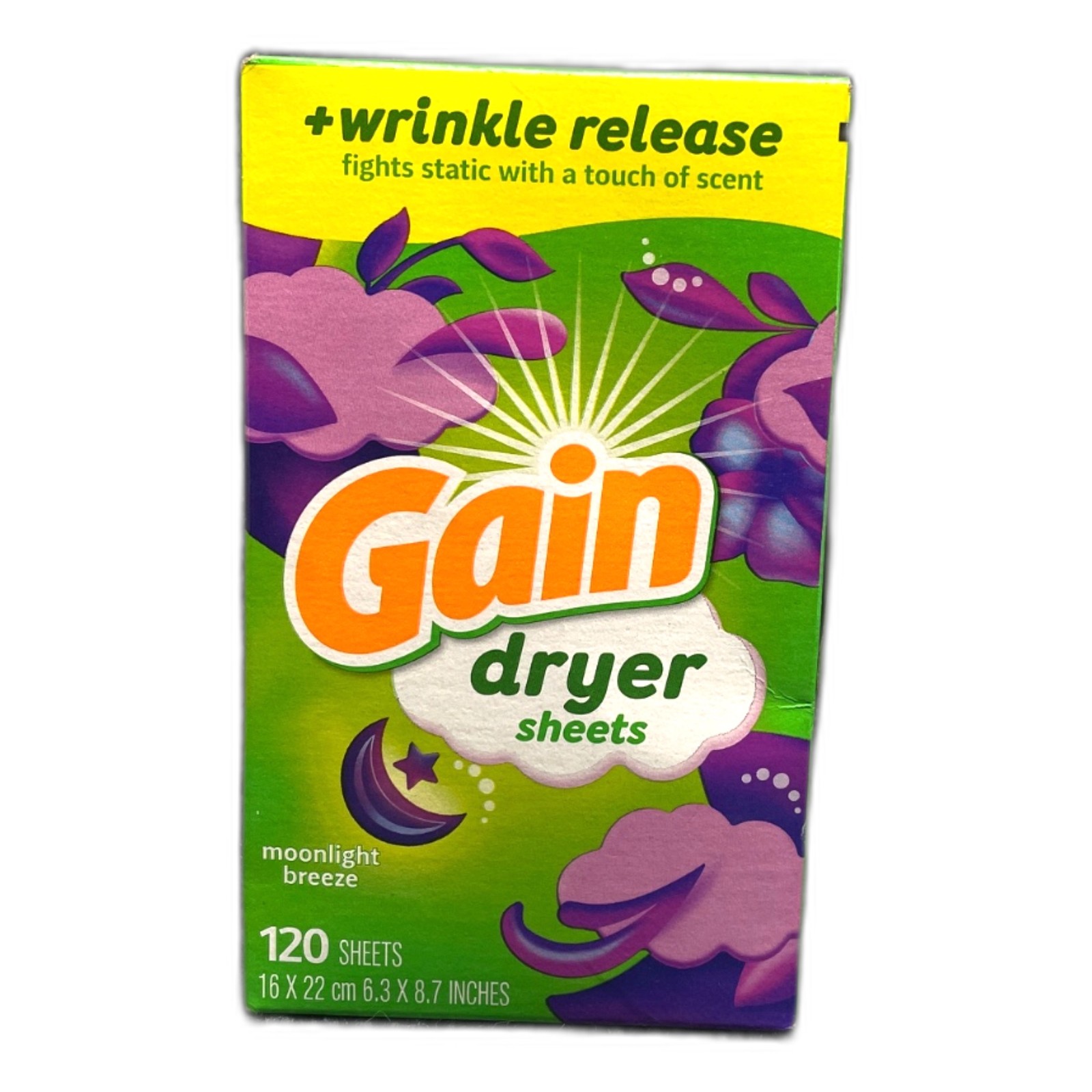 Anti-Static Dryer Sheets Moonlight Breeze 120ct Pack of 3 New