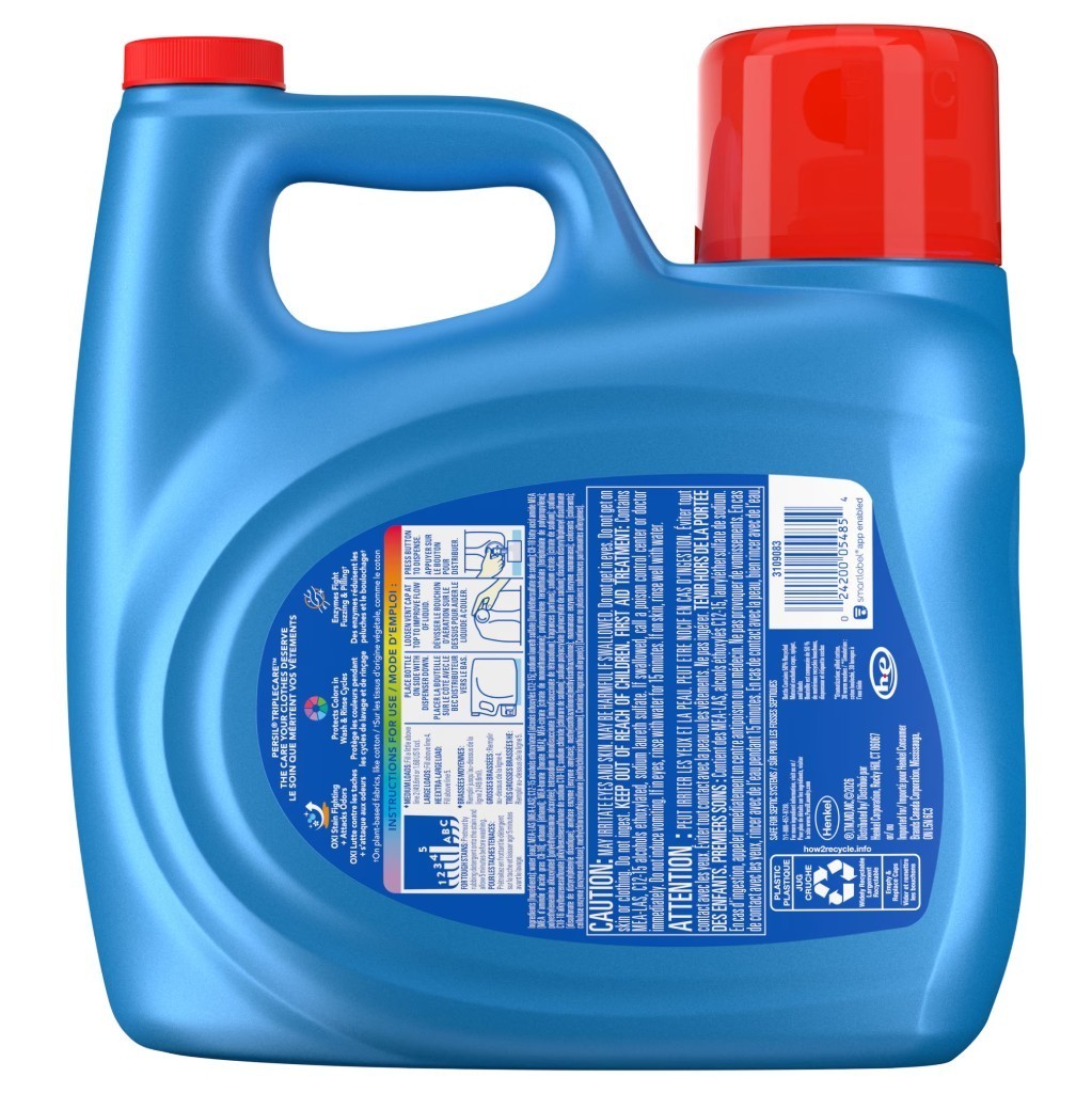 Persil Advanced Clean Oxi+Odor Fighter Liquid Laundry Detergent – 3 PACK