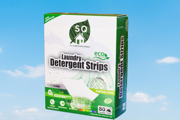 SQ Eco Laundry Strips – Free and Clear 80 loads (Pack of 4)