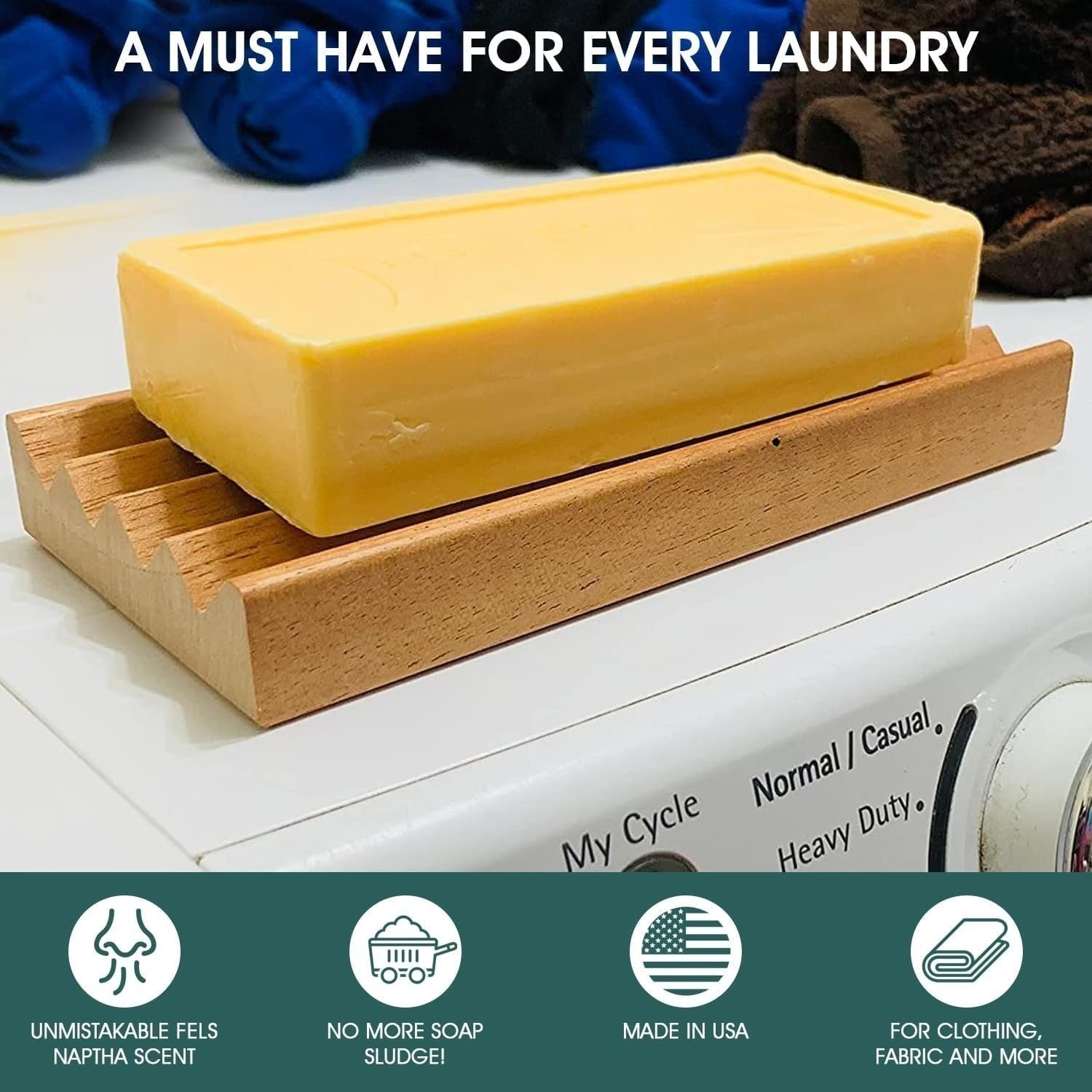 Fels Naptha Laundry Detergent Bar – 5 Ounce Fels Naptha Laundry Bar Soap and…
