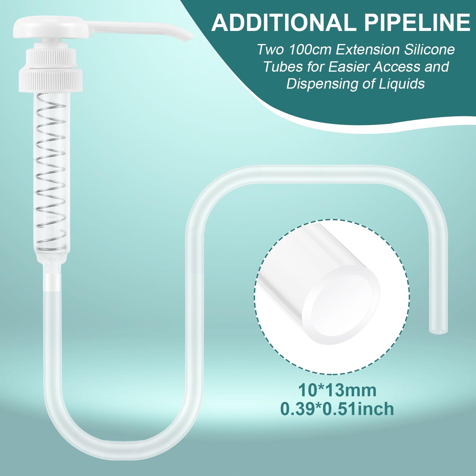 4Pk Gallon Pump Dispenser Pump for 5 Gallon Bucket Gallon Jug Laundry Soap Tool