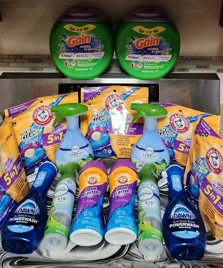 Gain And Arm&hammer Laundry Bundle Set Brand New (15 Items)