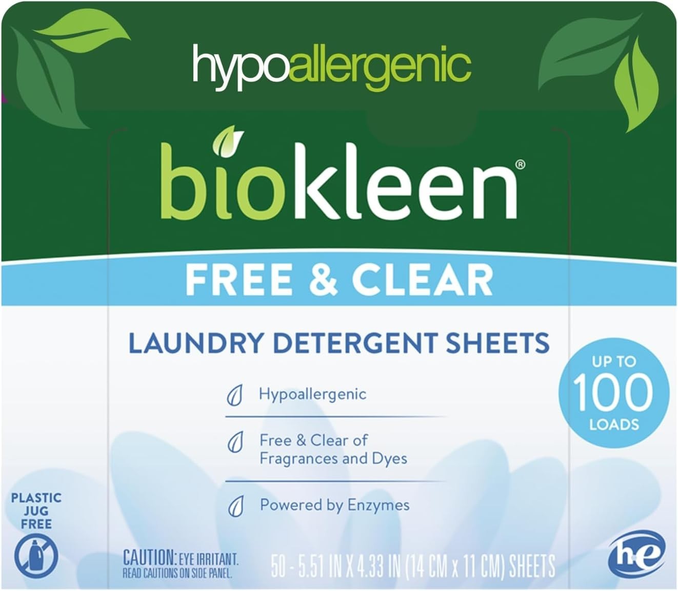 Eco-Conscious Laundry Detergent Sheets – 100 Loads, Machine Washable, Unscented