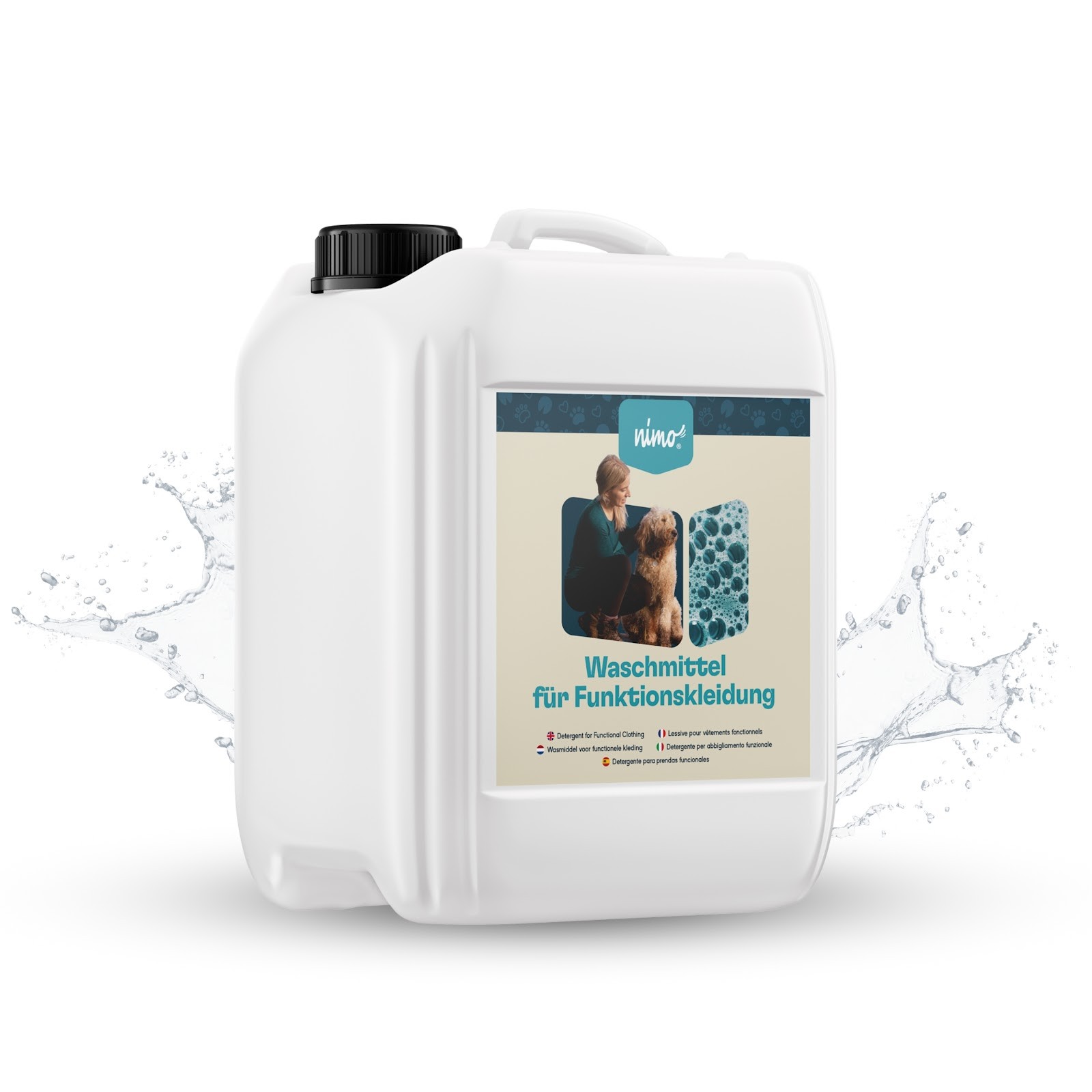nimo ® detergent for functional clothing outdoor without fragrances & dyes