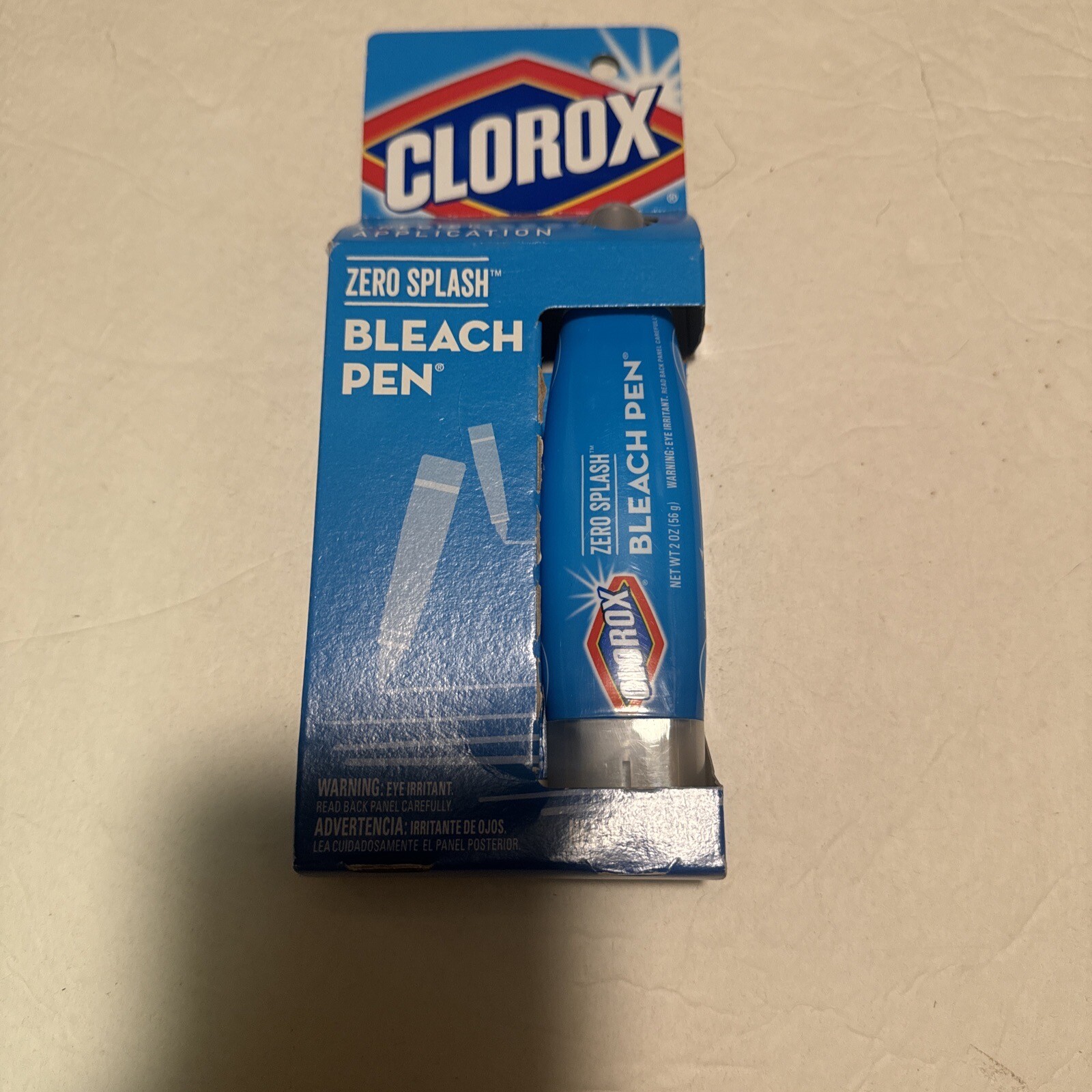 New Clorox Bleach Pen Gel for Whites 2oz Grout Cleaning Laundry No Splash