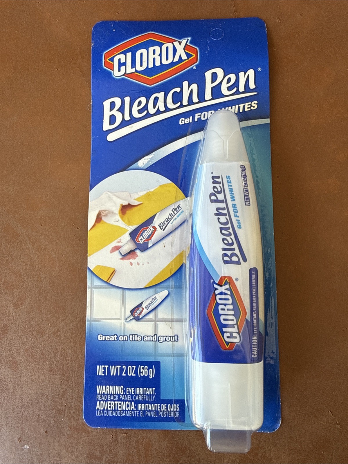 New Sealed Dented Box Clorox Bleach Pen Gel For Whites Dual Tipped 2 oz