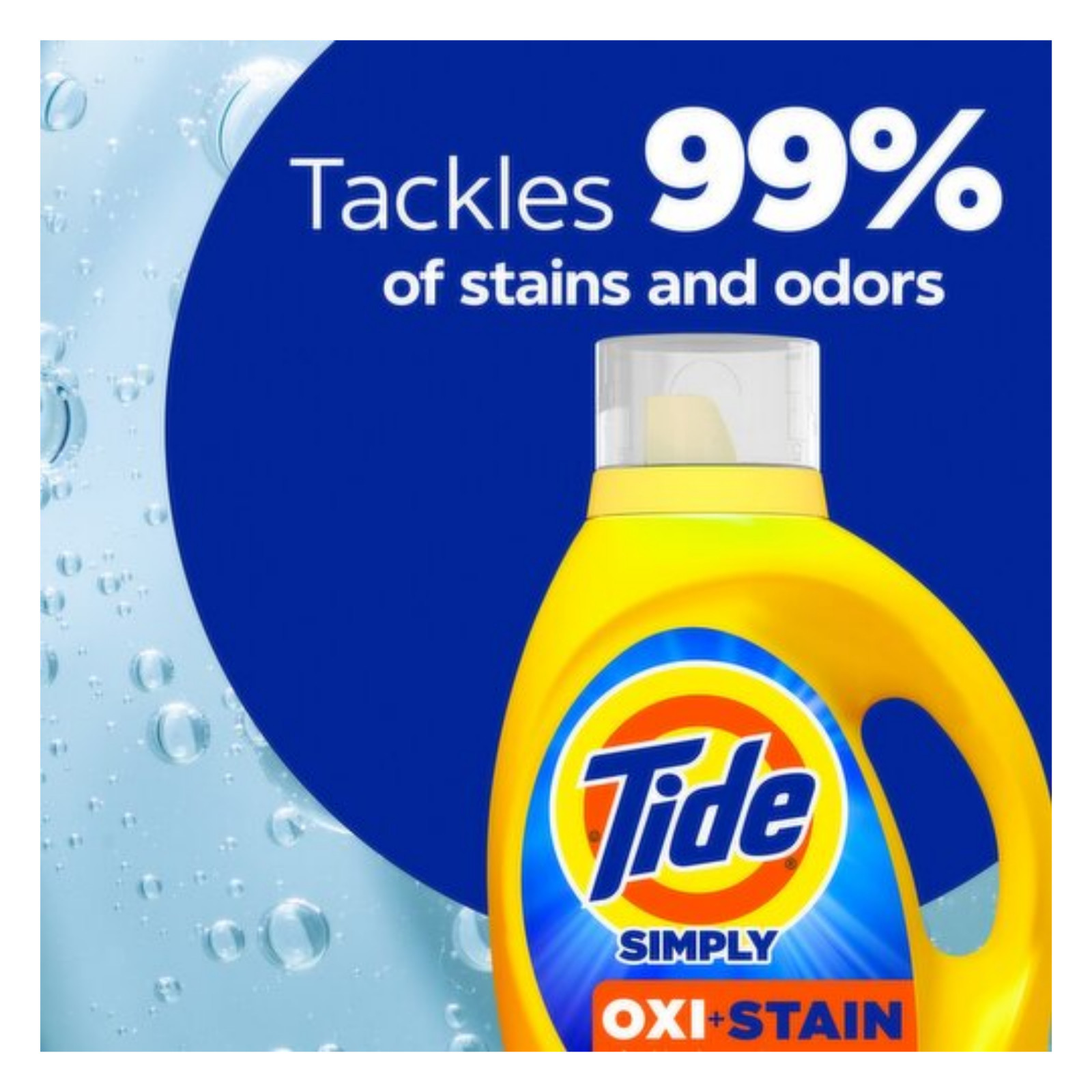 Tide Simply Oxi Boost + Ultra Stain Release Laundry Detergent (6 Bottle Case)