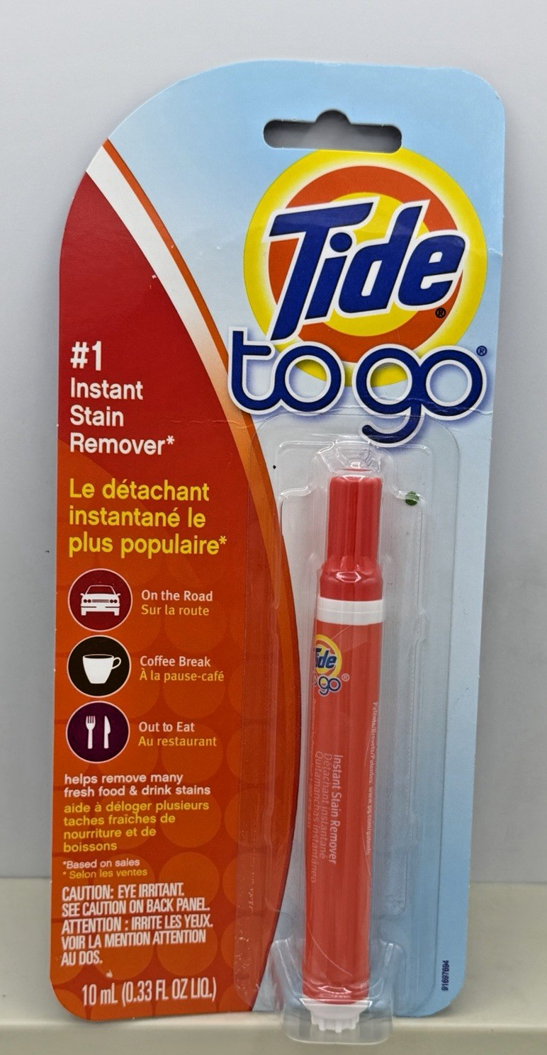 Tide to Go Instant Stain Remover Pen 1 Count, 0.33 Fl Oz *NEW*