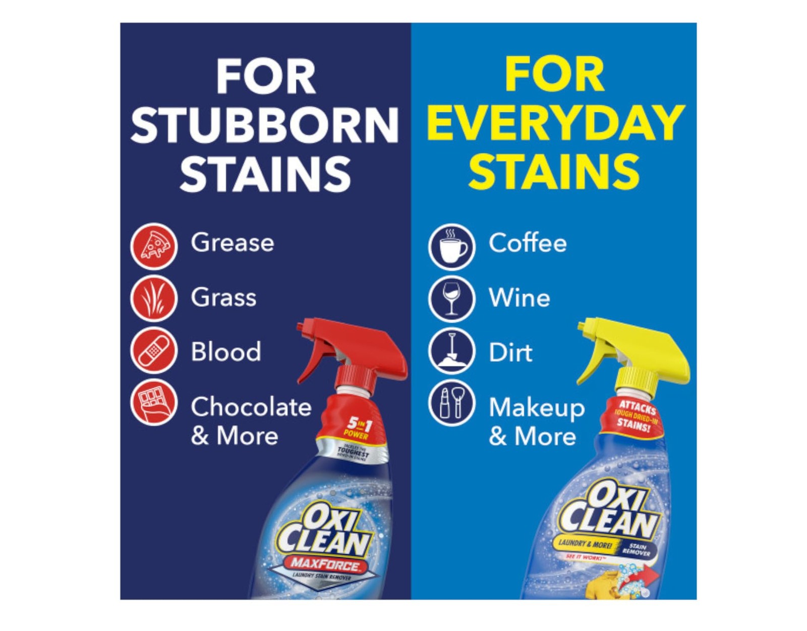 OxiClean Max Force Laundry Stain Remover Spray, 12 fl oz 60 Fl Oz (Pack of 1)