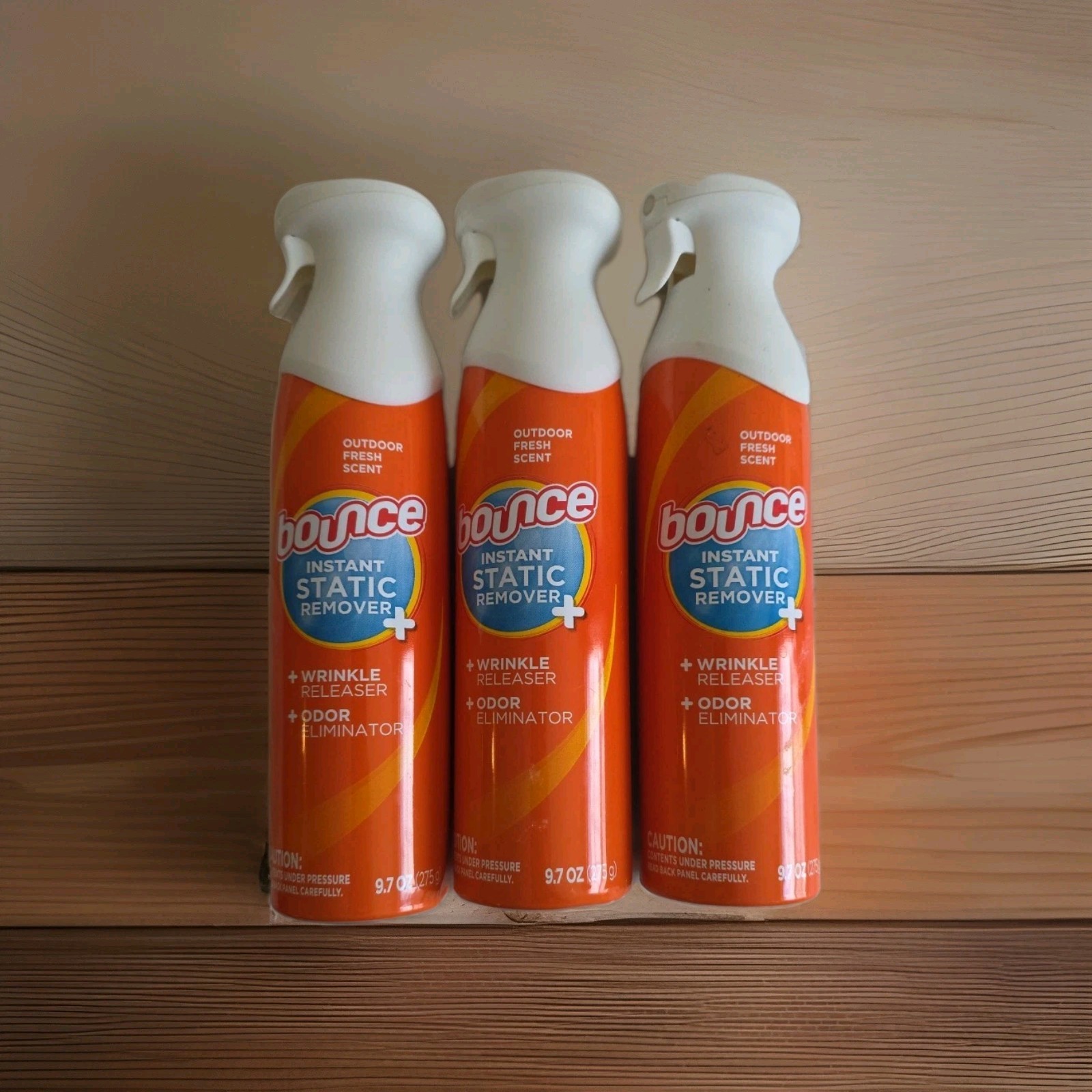Bounce Anti Static Spray, 9.7oz Anti Static Spray & Instant Wrinkle 3 Pack