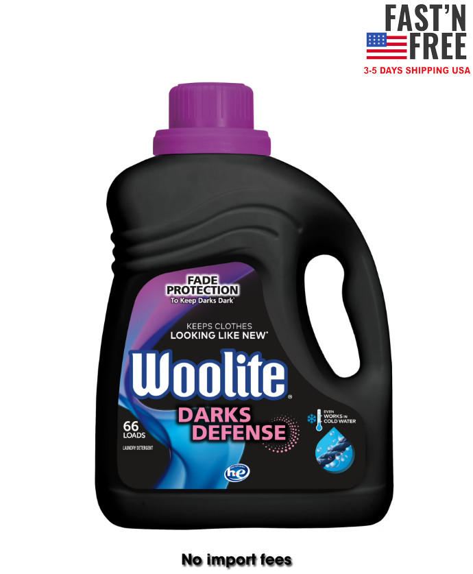Woolite Darks Defense Liquid Laundry Detergent, 100 fl oz, 66 Loads